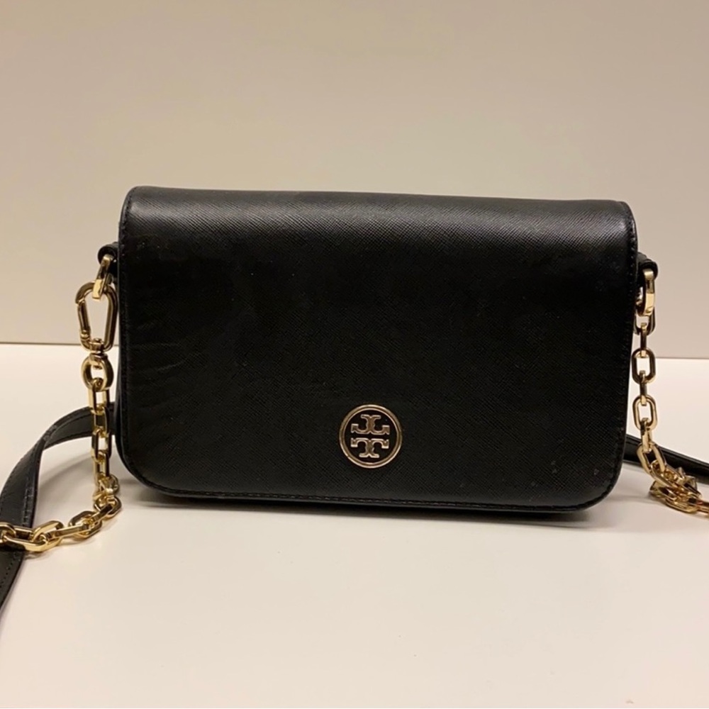 Tory Burch Black Robinson Crossbody